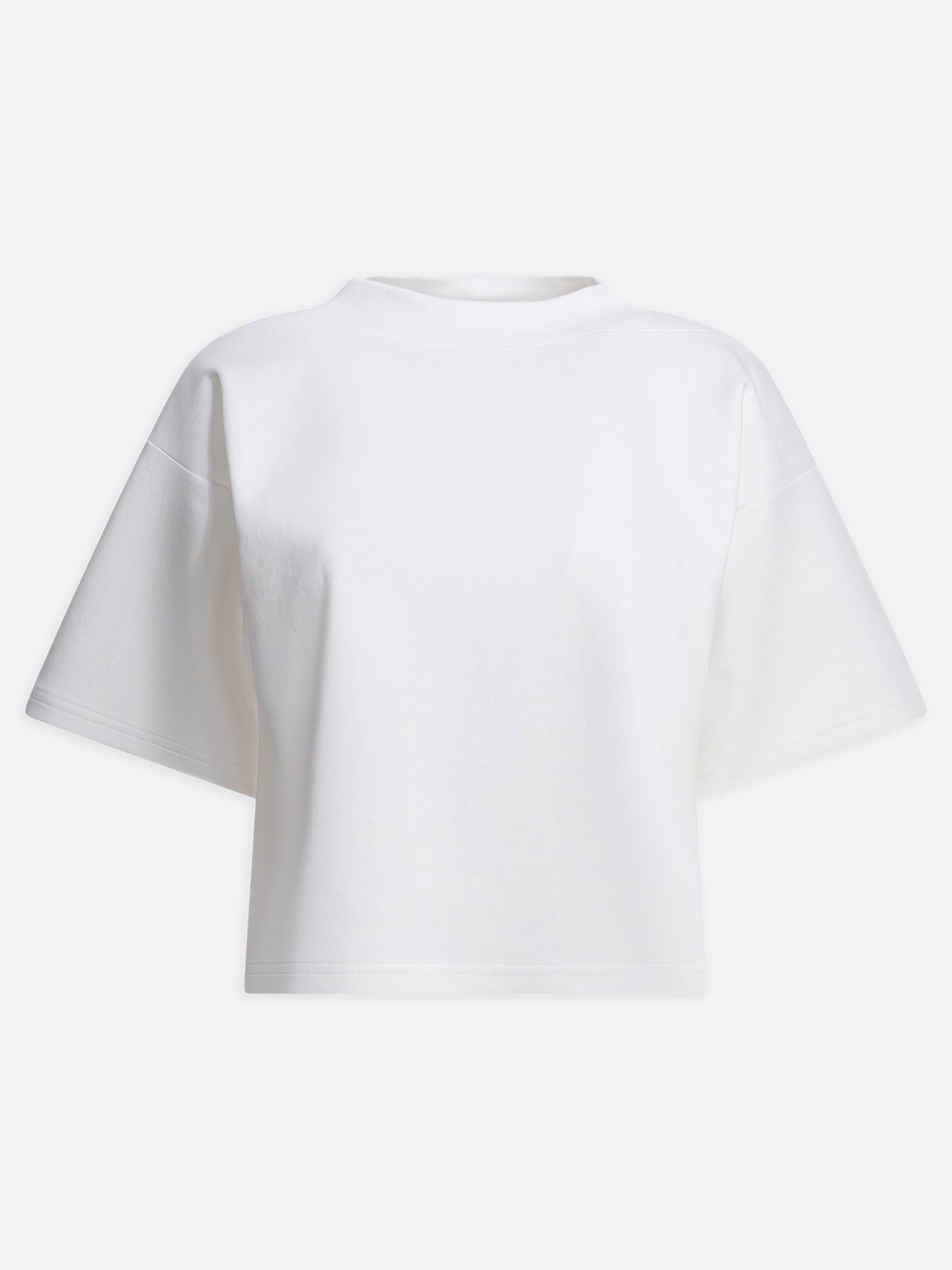 Crewneck t-shirts Solid colour  White - Alaïa Women | PDP | VIETTI Online Store | thumbnail
