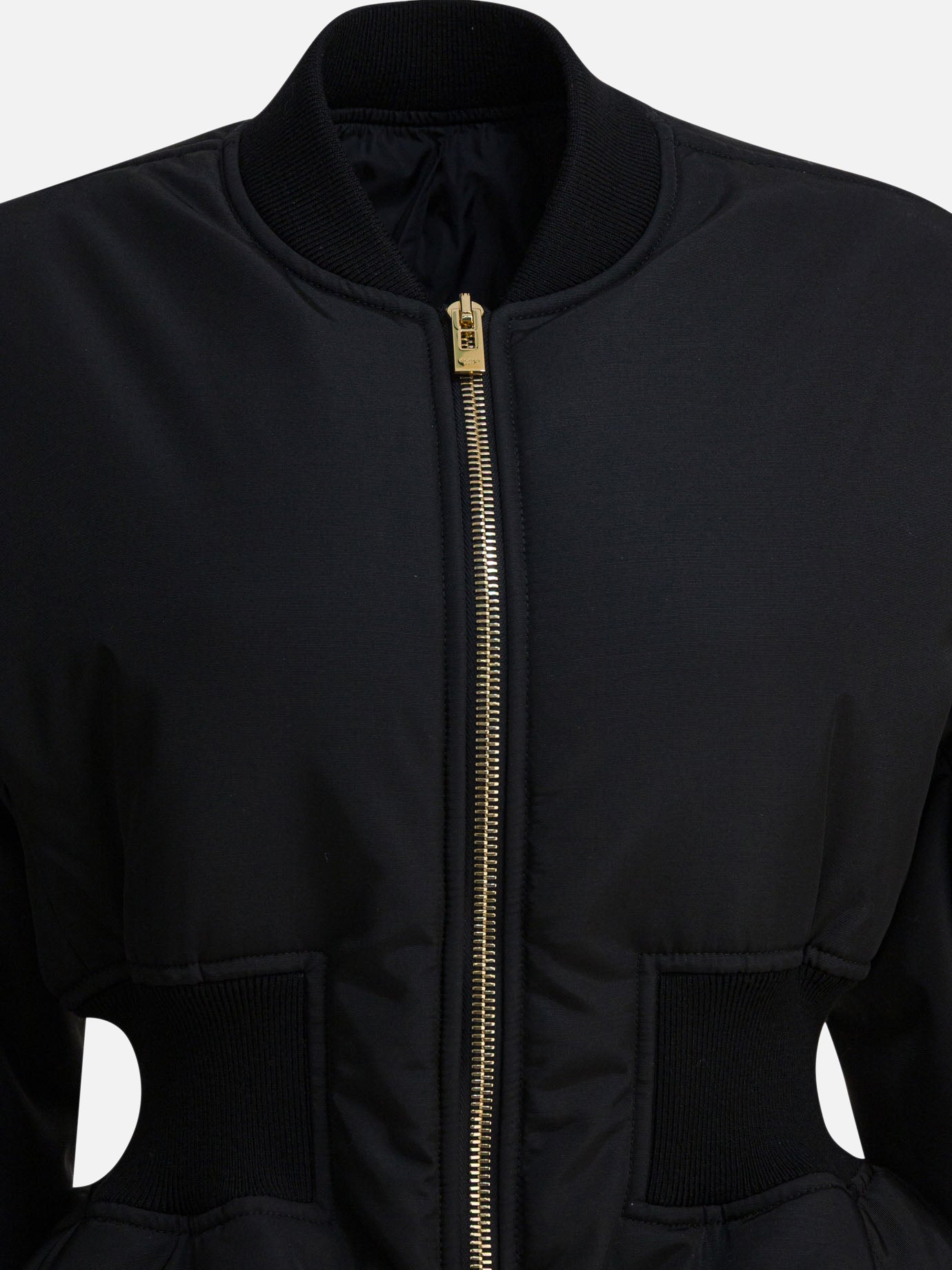 Bomber jackets Solid colour  Black - Alaïa Women | PDP | VIETTI Online Store | thumbnail_3
