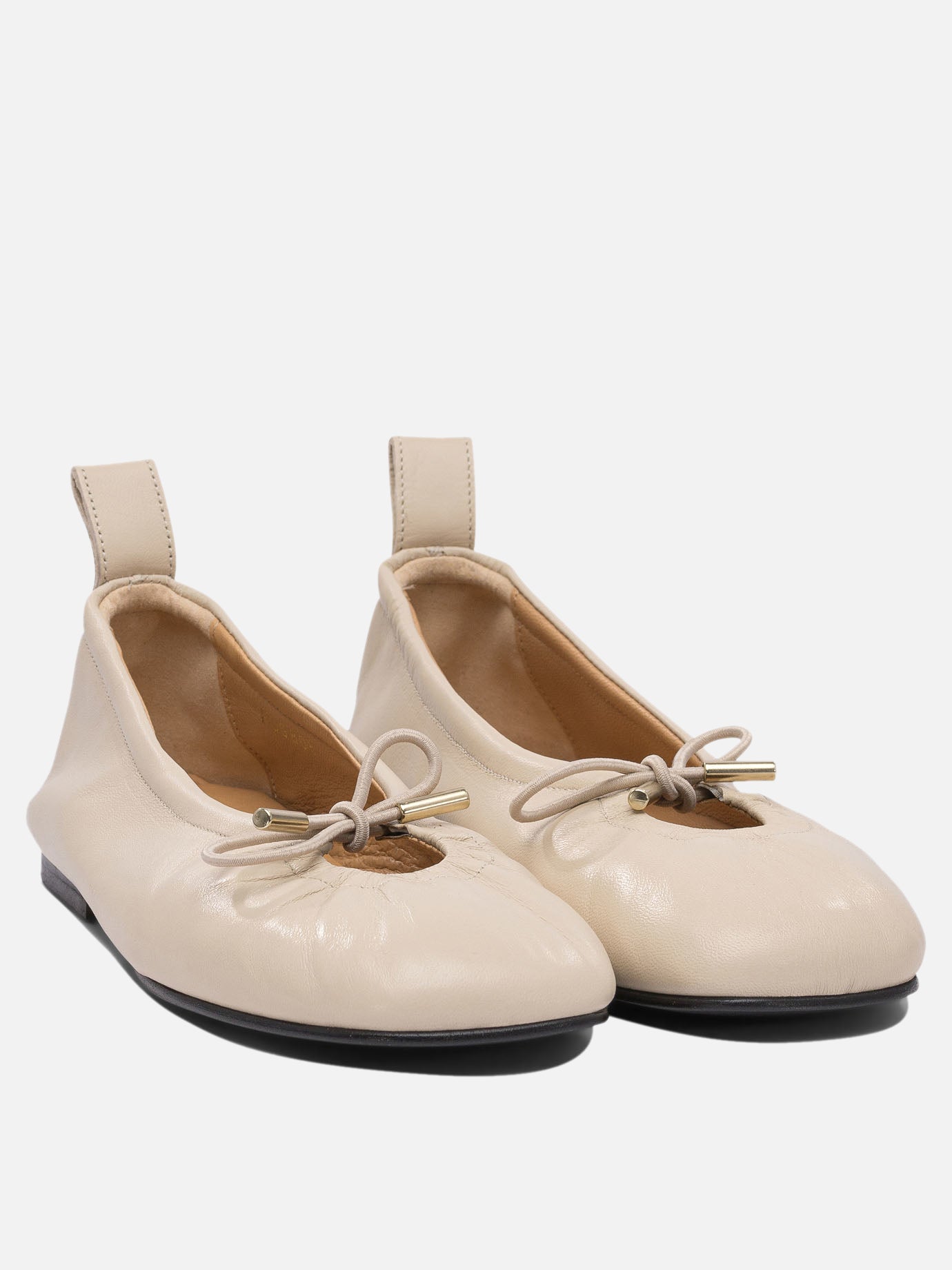 Ballerine classiche 100% leather  Bianco - Alohas Donna | PDP | VIETTI Online Store | thumbnail_2