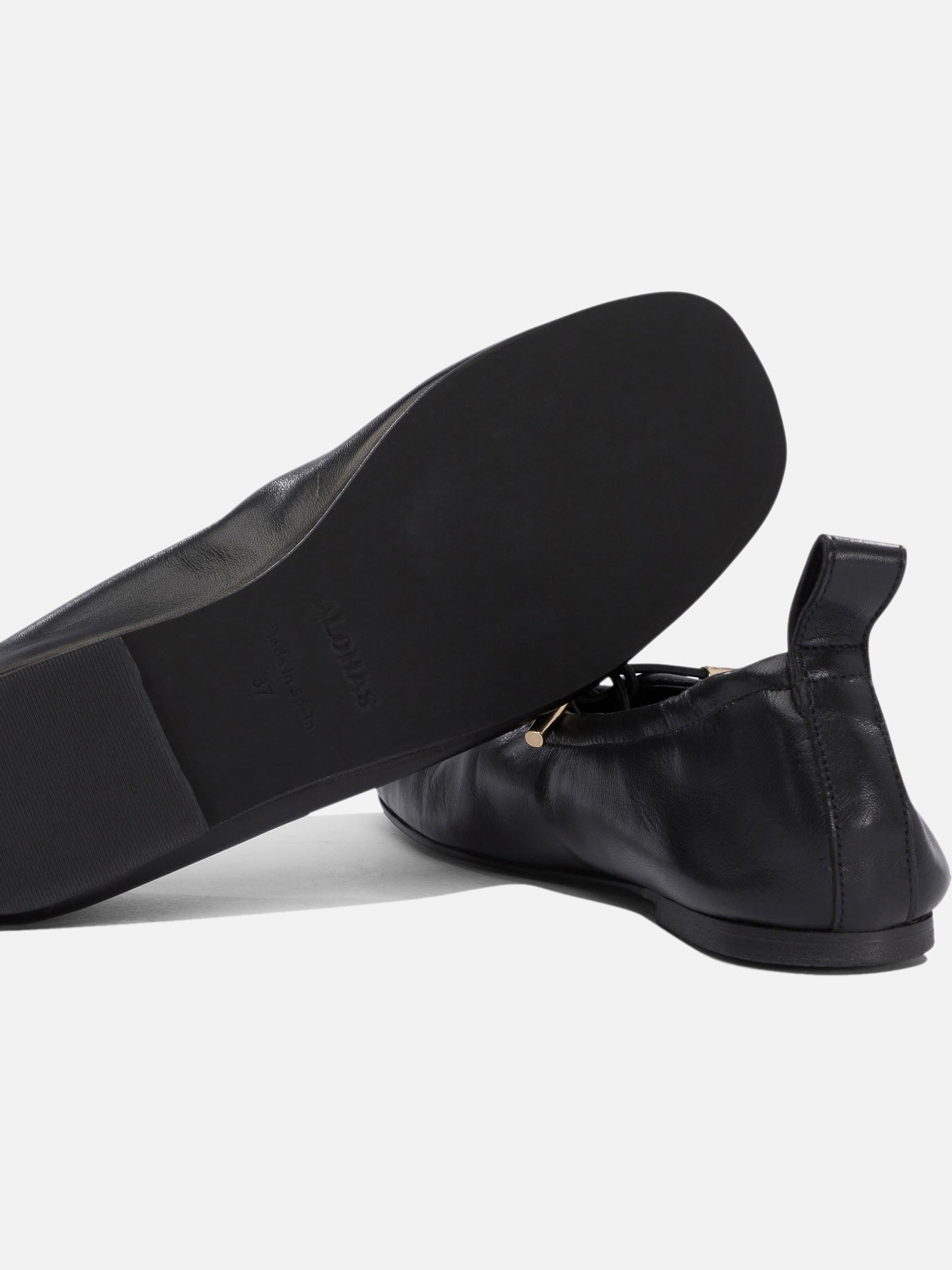 Ballerine classiche 100% leather  Nero - Alohas Donna | PDP | VIETTI Online Store | Zoom-Modal_5
