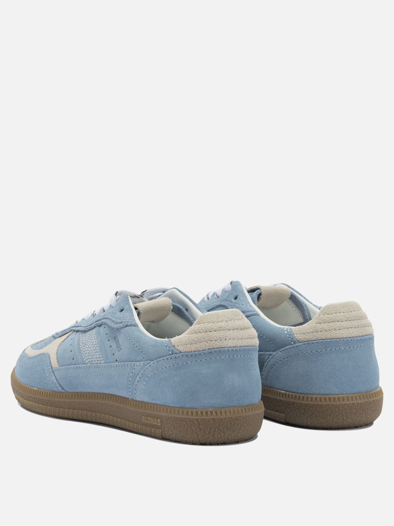 Low top sneakers 100% cow suede - 100% rubber  Light blue - Alohas Women | PDP | VIETTI Online Store | thumbnail_4