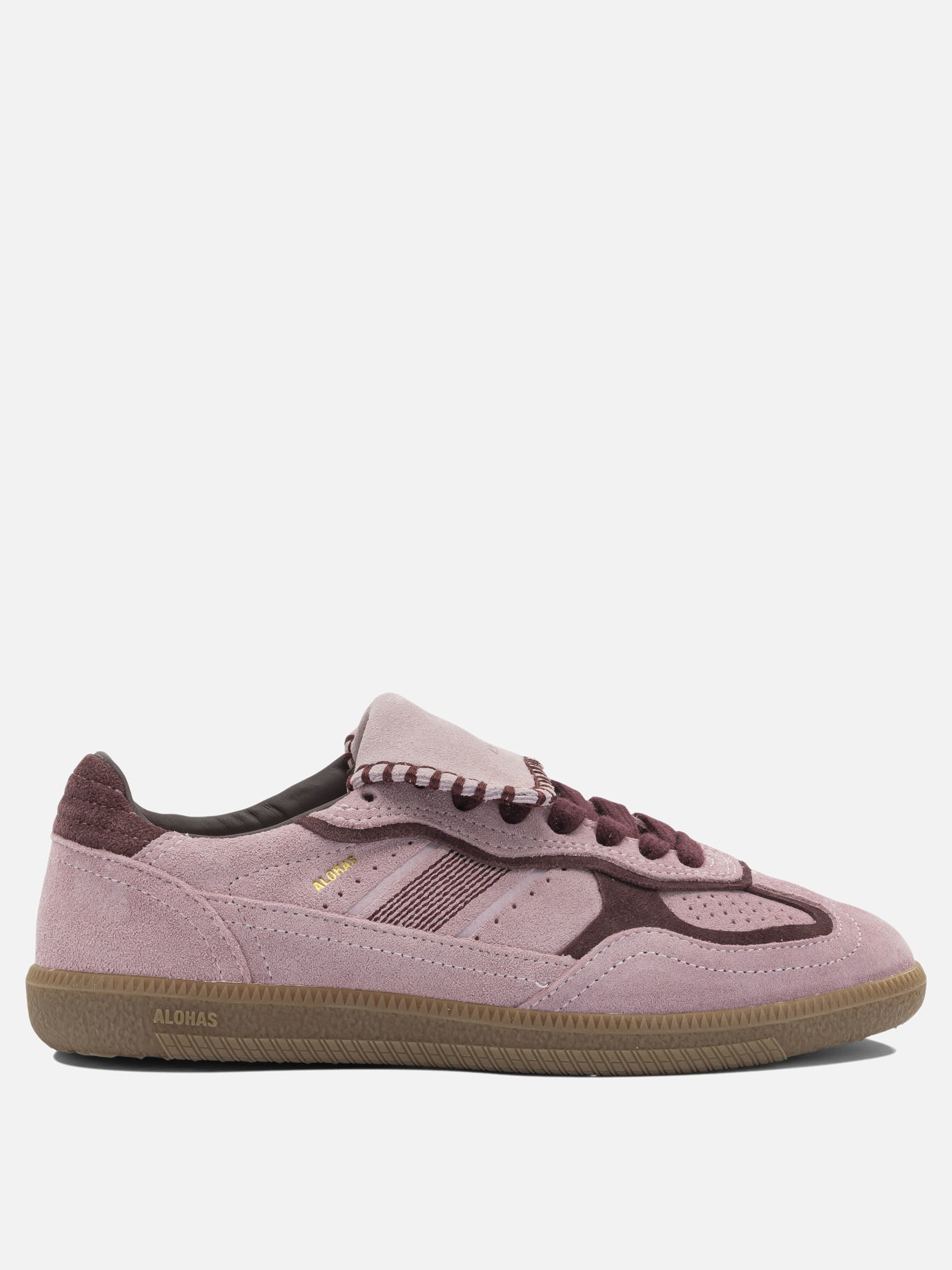 Low top sneakers 100% suede - 100% rubber  Pink - Alohas Women | PDP | VIETTI Online Store | thumbnail