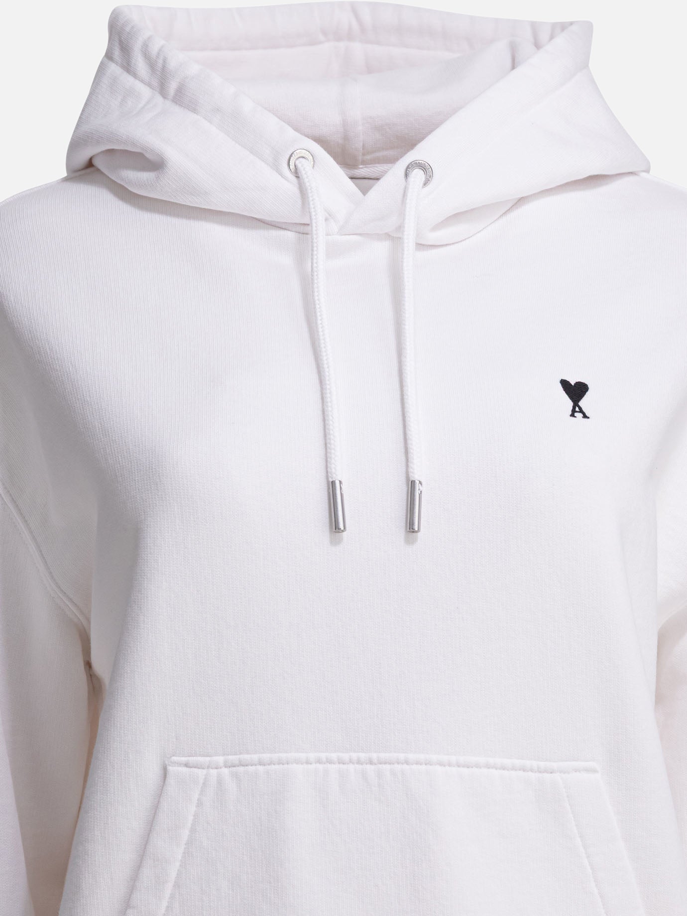 Hoodies Logo  White - Ami Paris Women | PDP | VIETTI Online Store | thumbnail_3