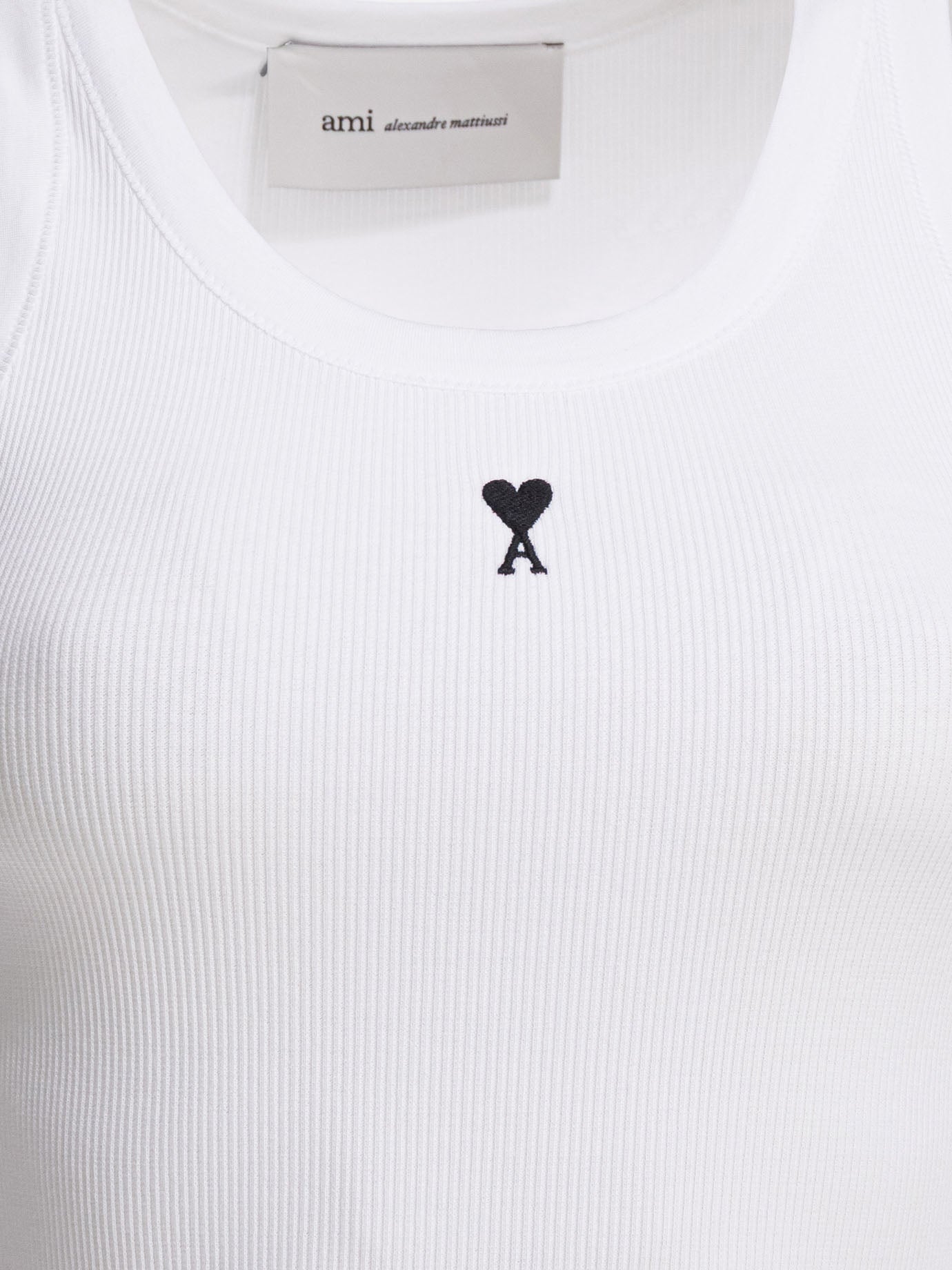 Tank tops Logo  White - Ami Paris Women | PDP | VIETTI Online Store | Zoom-Modal_3
