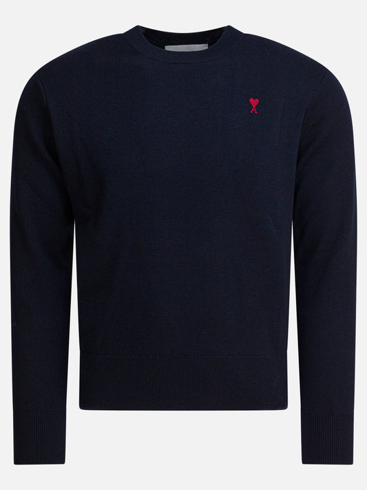 Crewneck sweaters Logo  Blue - Ami Paris Men | PLP | VIETTI Online Store 

