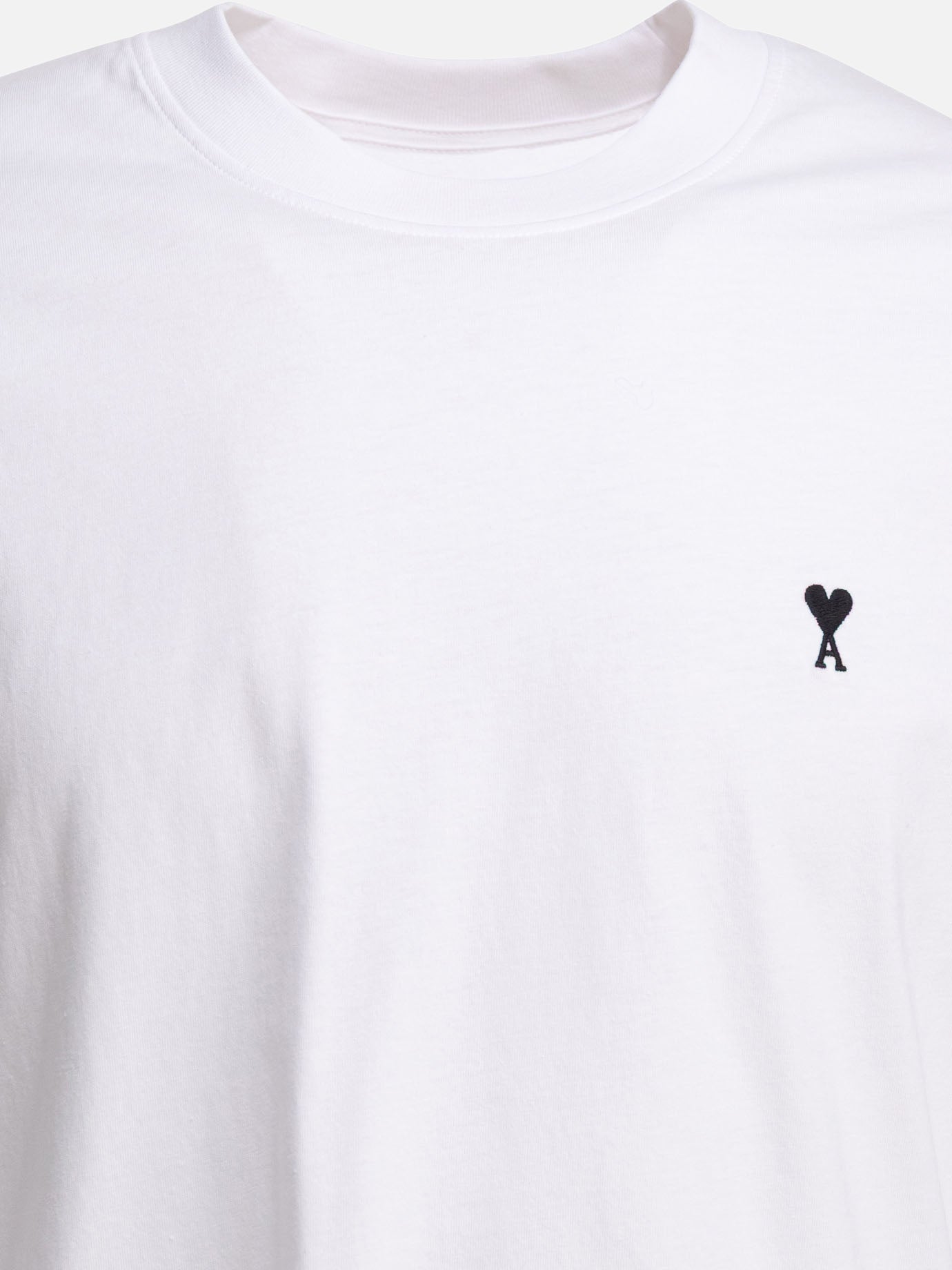 Crewneck t-shirts Logo  White - Ami Paris Men | PDP | VIETTI Online Store | thumbnail_3