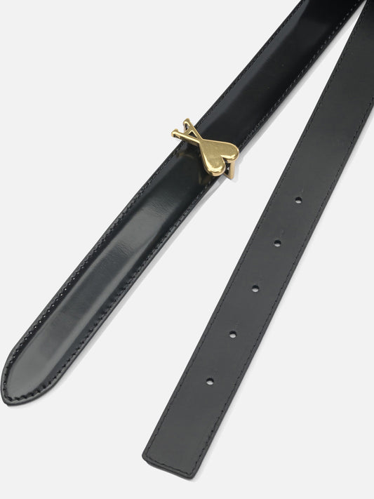 Leather belts 100% calf leather  Black - Ami Paris Women | PDP | VIETTI Online Store | 2
