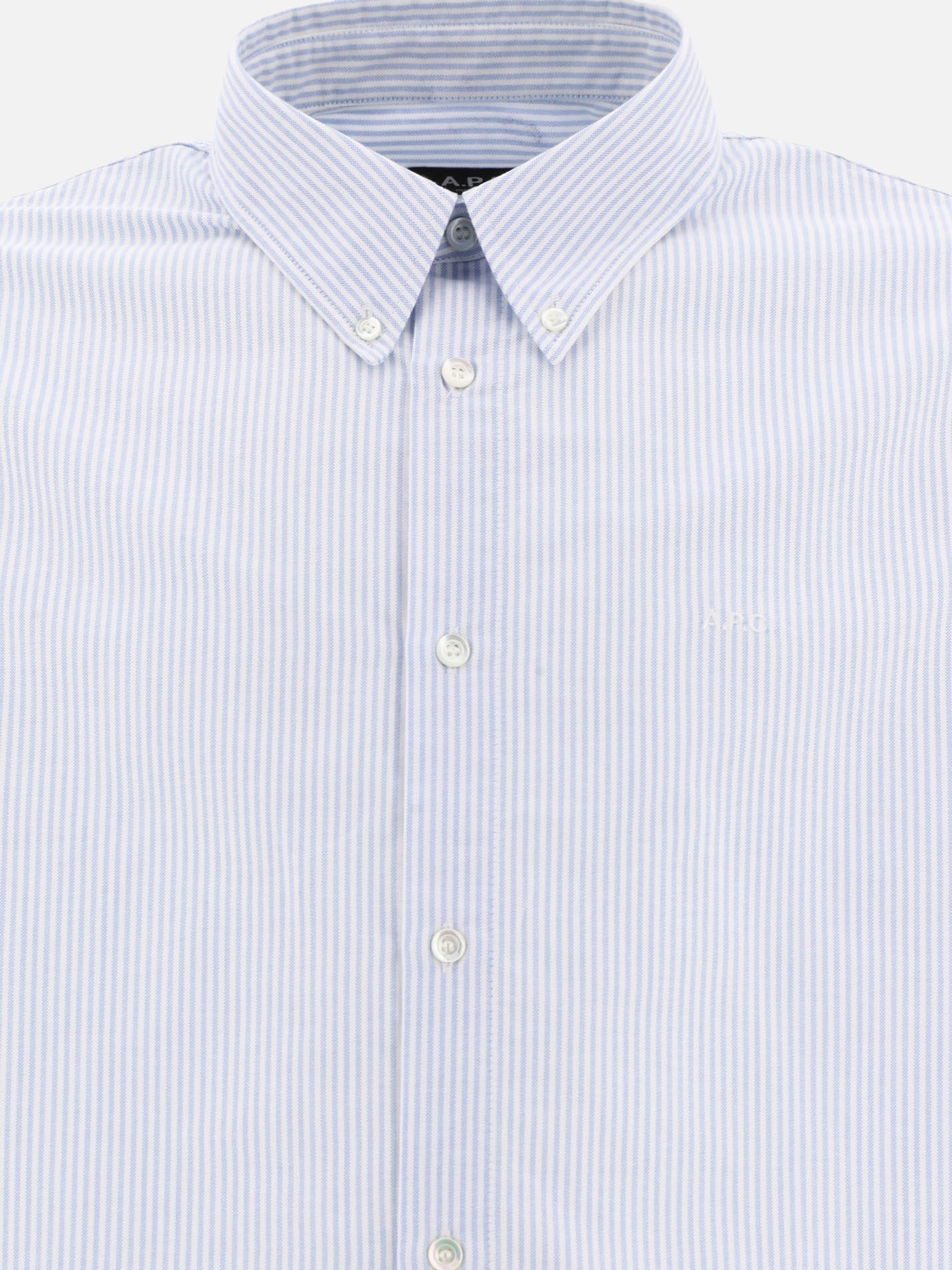 Casual shirts Striped  Light blue - A.P.C. Men | PDP | VIETTI Online Store | thumbnail_3