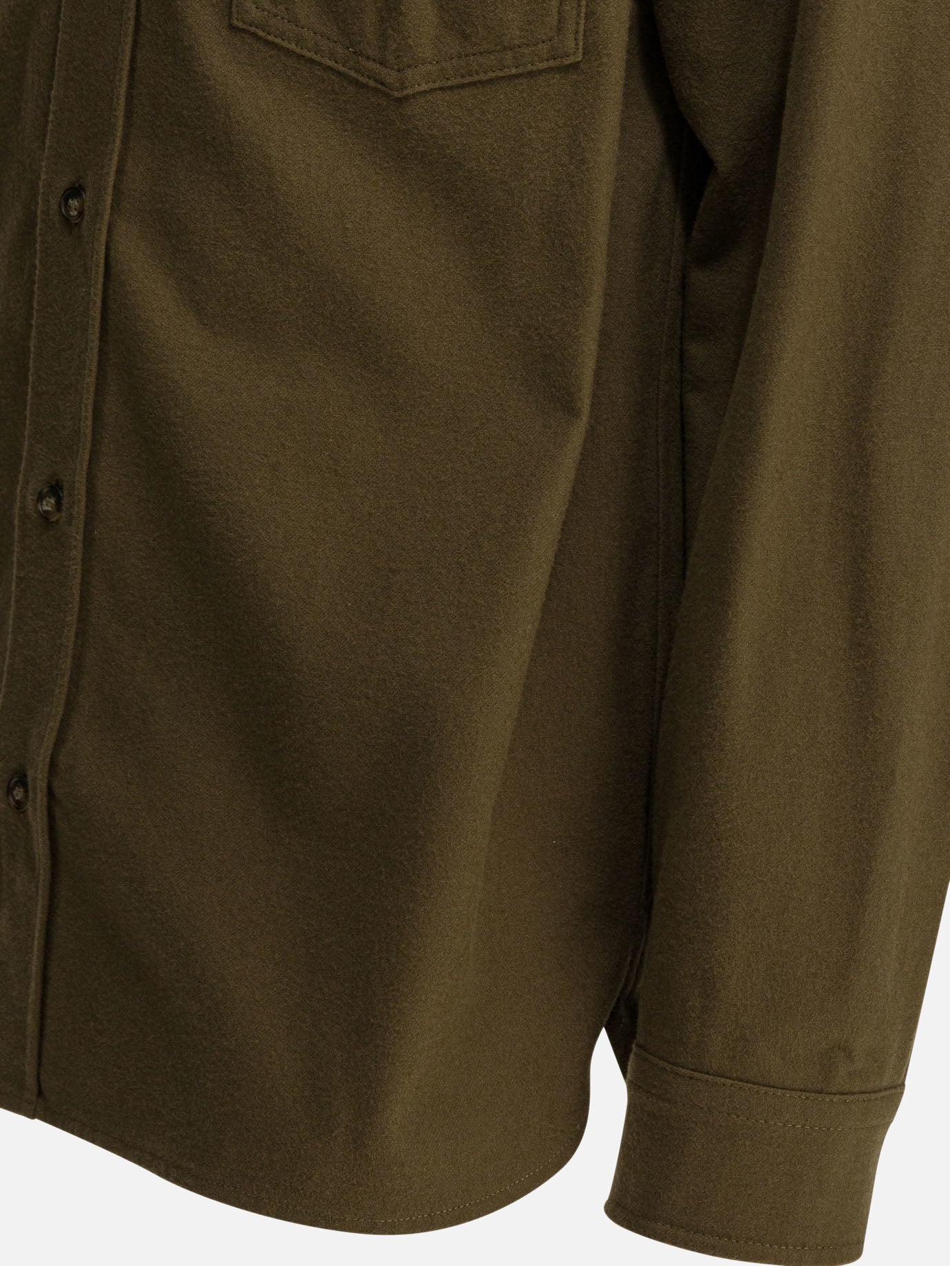 Giacche overshirt Solid colour  Verde - A.P.C. Uomo | PDP | VIETTI Online Store | thumbnail_4