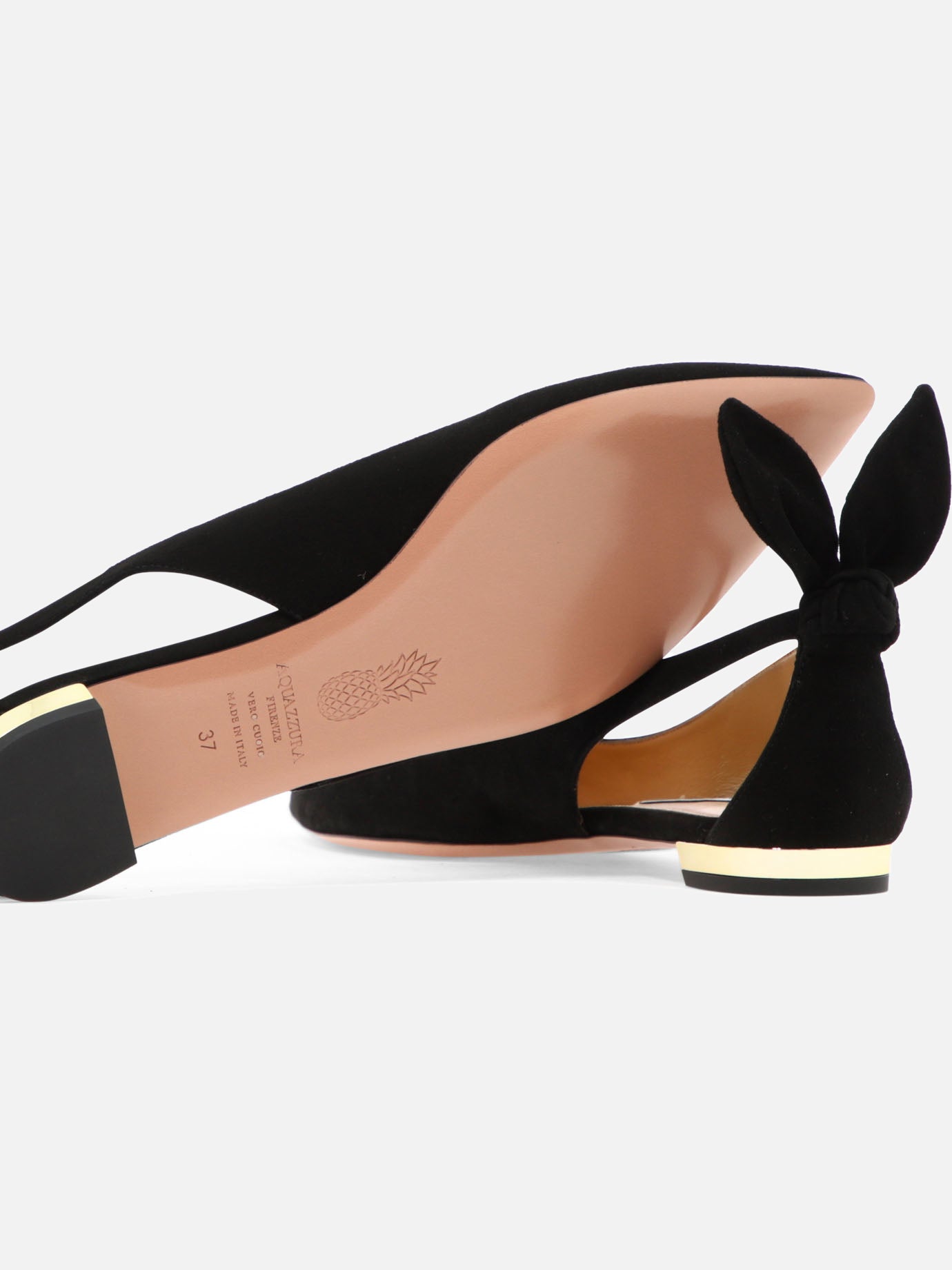 Classic ballet flats 100% kid leather - 100% calf leather  Black - Aquazzura Women | PDP | VIETTI Online Store | Zoom-Modal_5
