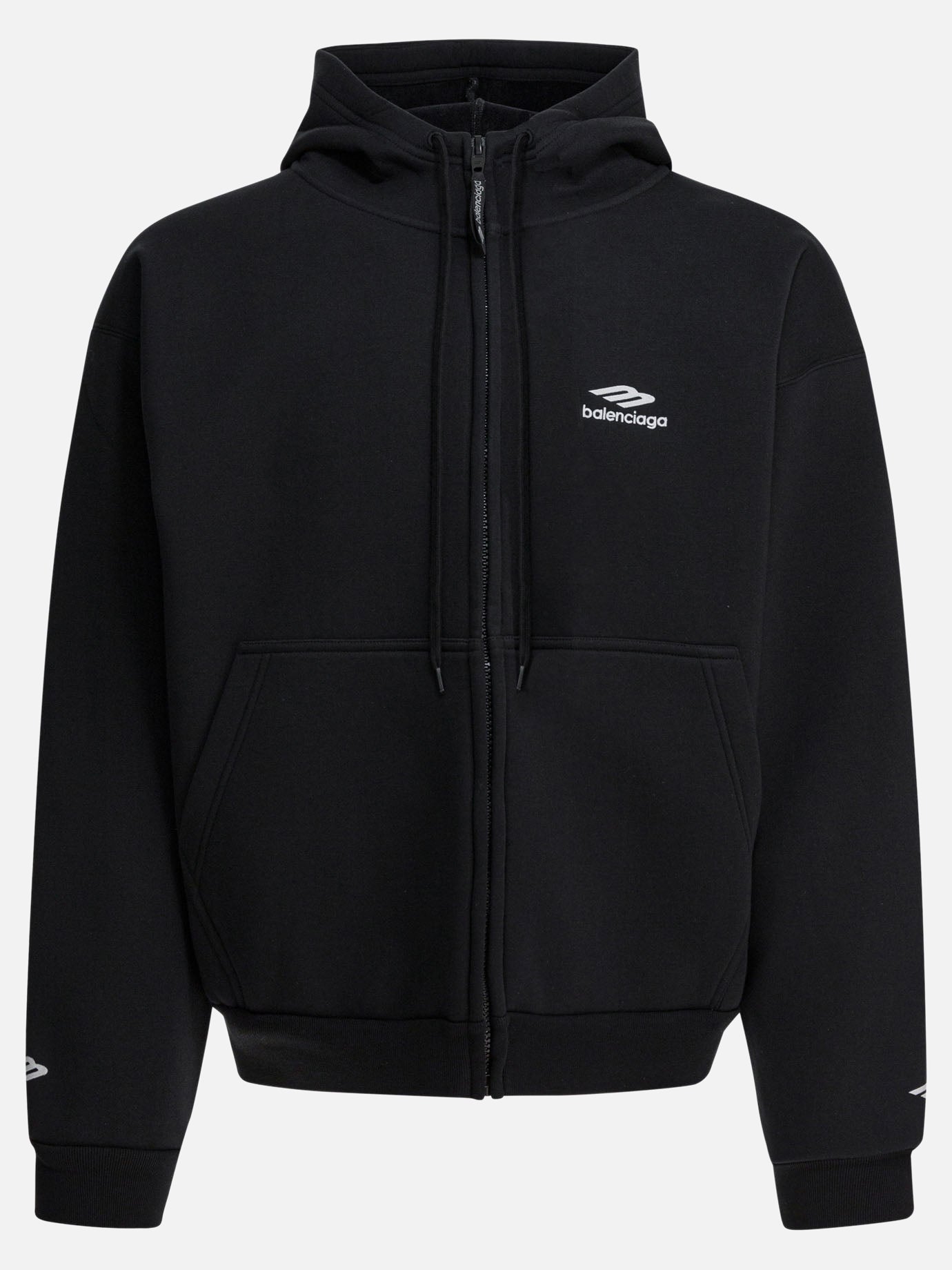 Hoodies Logo  Black - Balenciaga Men | PDP | VIETTI Online Store | Zoom-Modal
