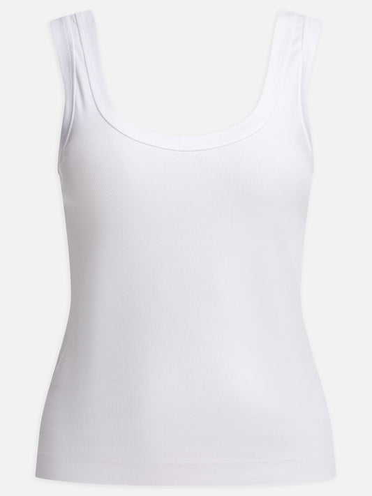 Tank tops Solid colour  White - Brunello Cucinelli Women | PLP | VIETTI Online Store 
