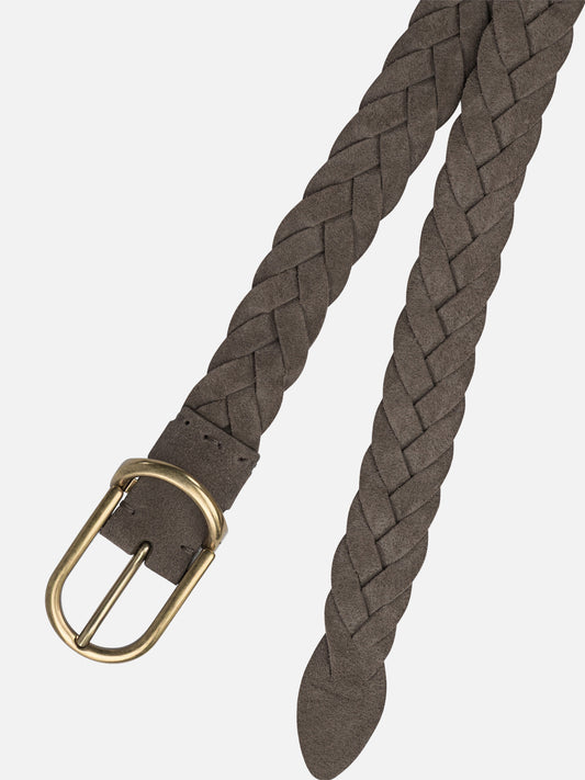 Cinture in pelle 100% suede  Marrone - Brunello Cucinelli Uomo | PDP | VIETTI Online Store | 2
