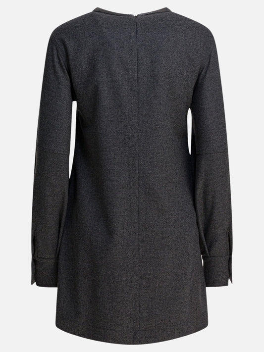 Abiti corti Solid colour  Grigio - Brunello Cucinelli Donna | PLP | VIETTI Online Store | 2
