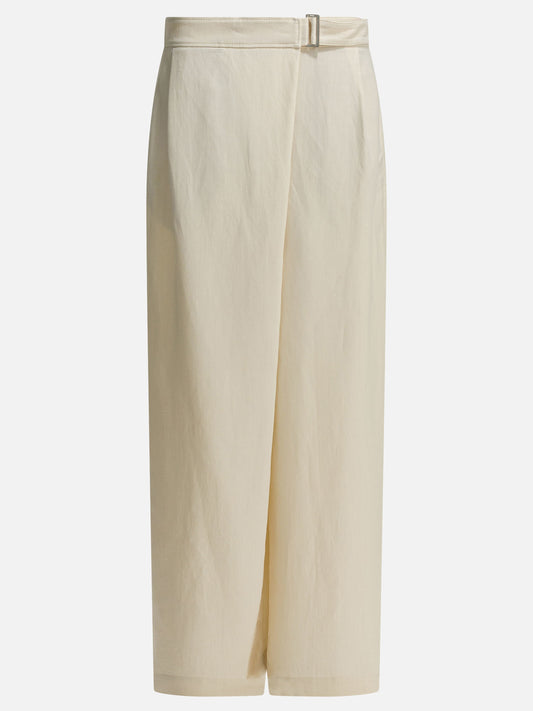 Tailored trousers Solid colour  White - Brunello Cucinelli Women | PLP | VIETTI Online Store 
