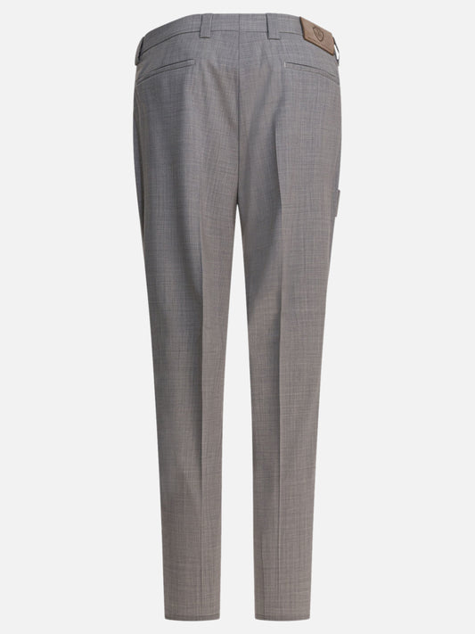 Pantaloni sartoriali Solid colour  Grigio - Brunello Cucinelli Uomo | VIETTI Online Store | 2
