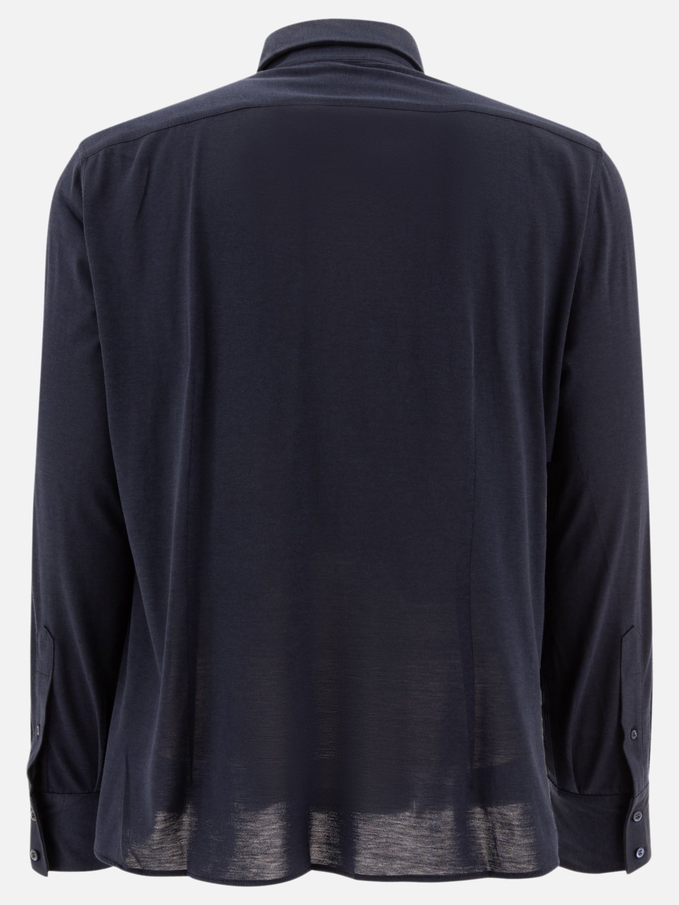 Camicie casual Solid colour  Blu - Brunello Cucinelli Uomo | PDP | VIETTI Online Store | thumbnail_2