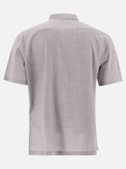 Polo con bottoni Solid colour  Grigio - Brunello Cucinelli Uomo | VIETTI Online Store | 2
