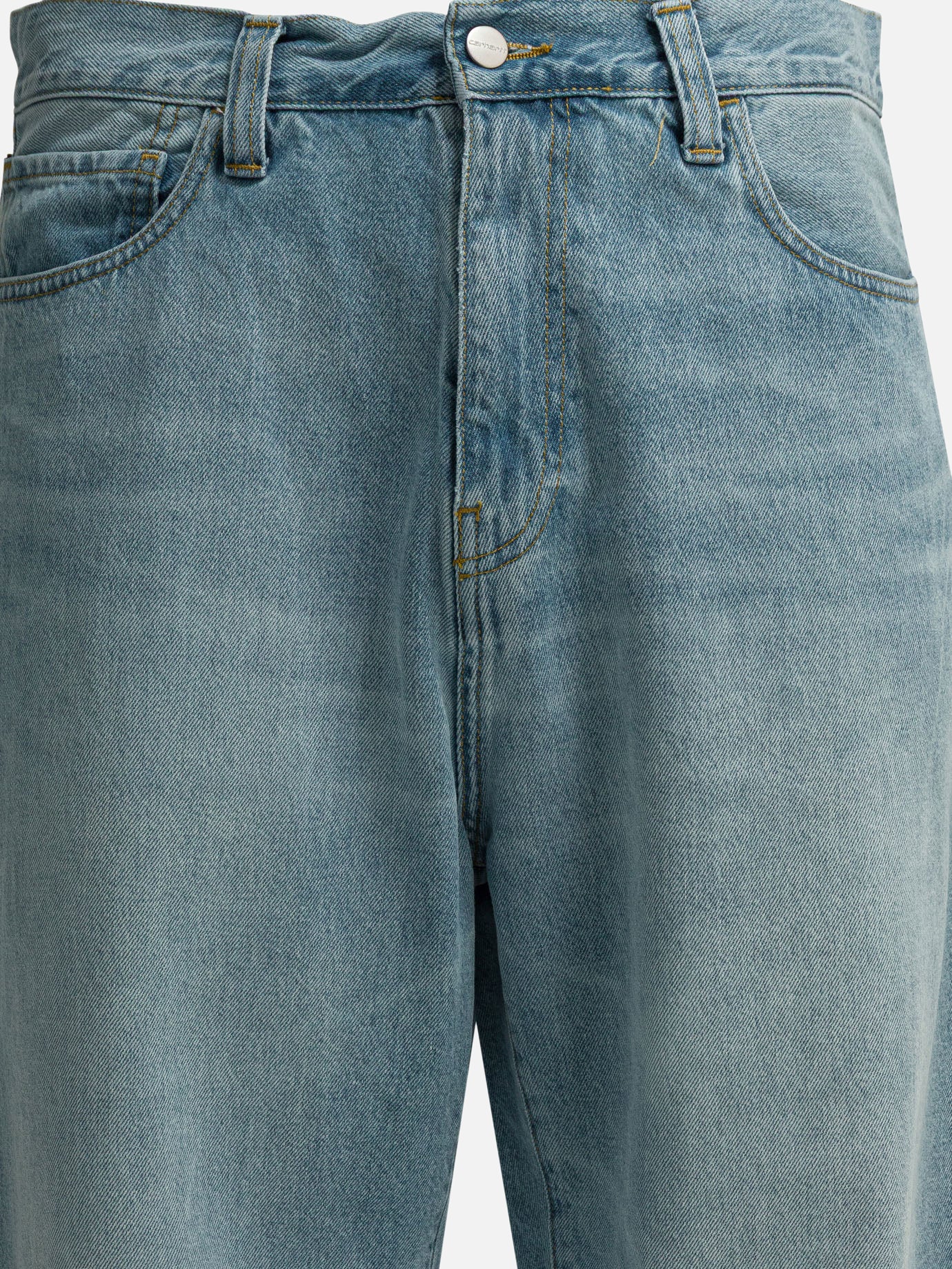 Wide-leg jeans 100% cotton  Light blue - Carhartt WIP Men | PDP | VIETTI Online Store | Zoom-Modal_3
