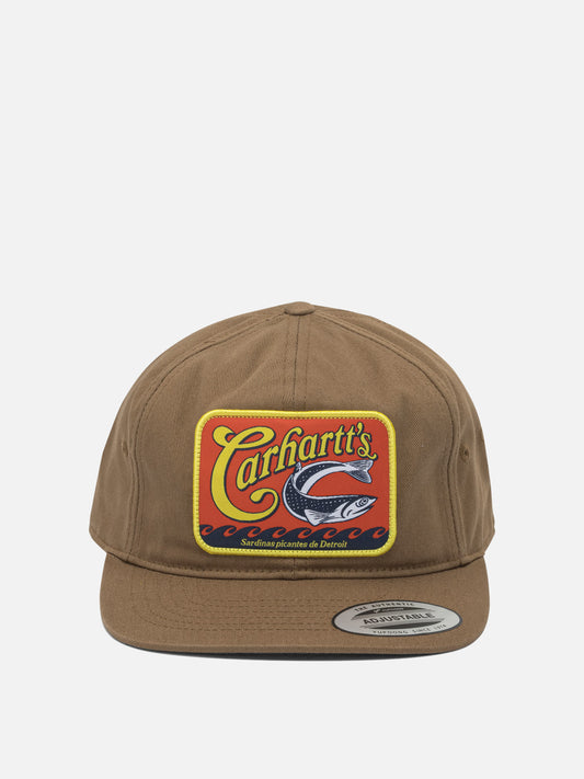 Baseball caps 100% cotton  Brown - Carhartt WIP Men | PLP | VIETTI Online Store 
