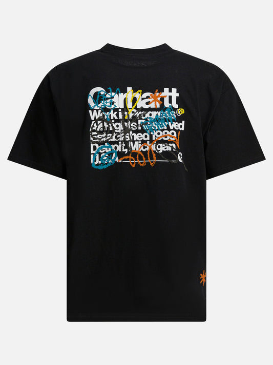 Crewneck t-shirts 100% cotton  Black - Carhartt WIP Men | PLP | VIETTI Online Store | 2
