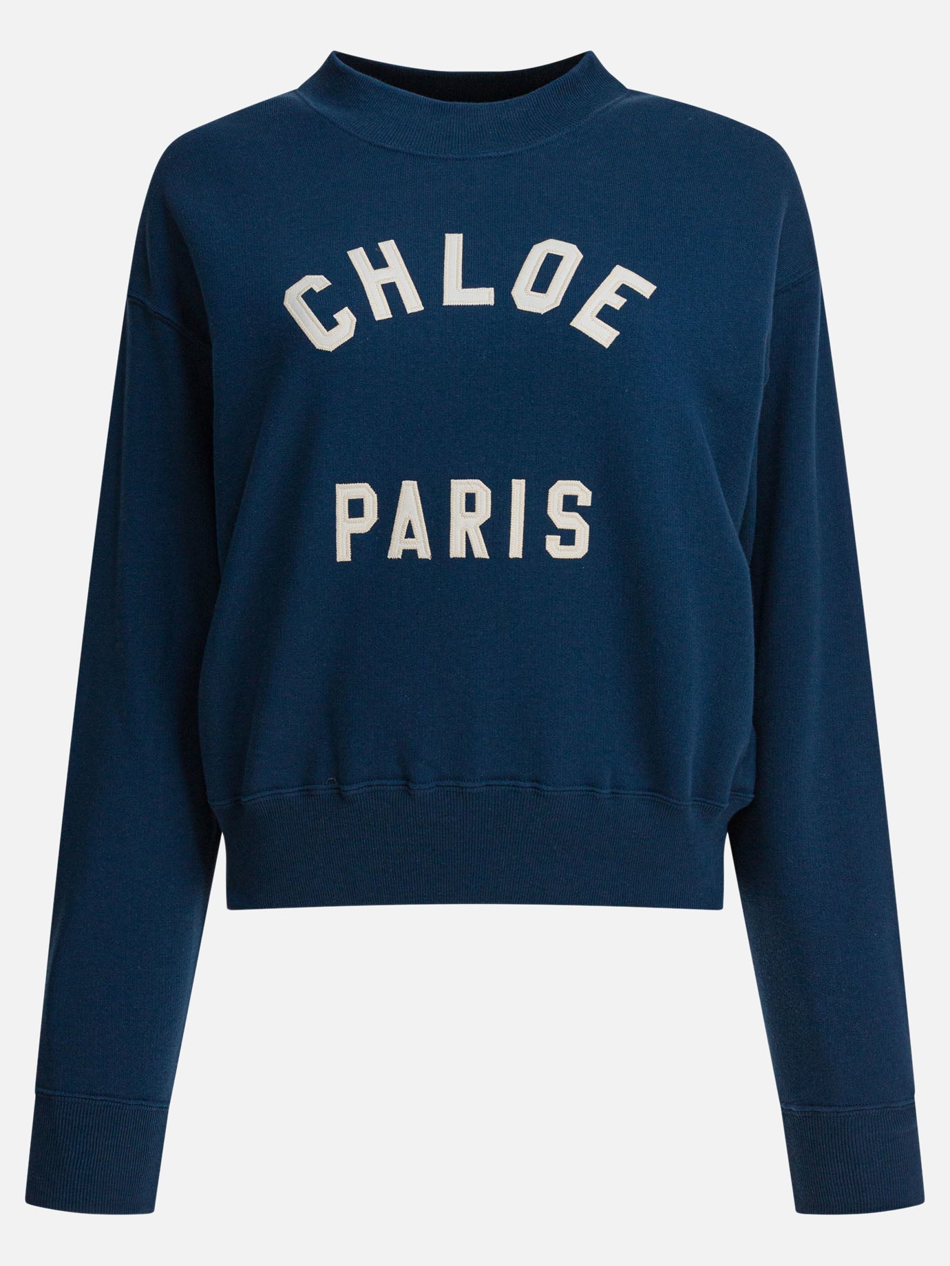 Crewnecks Logo  Blue - Chloé Women | PDP | VIETTI Online Store | thumbnail