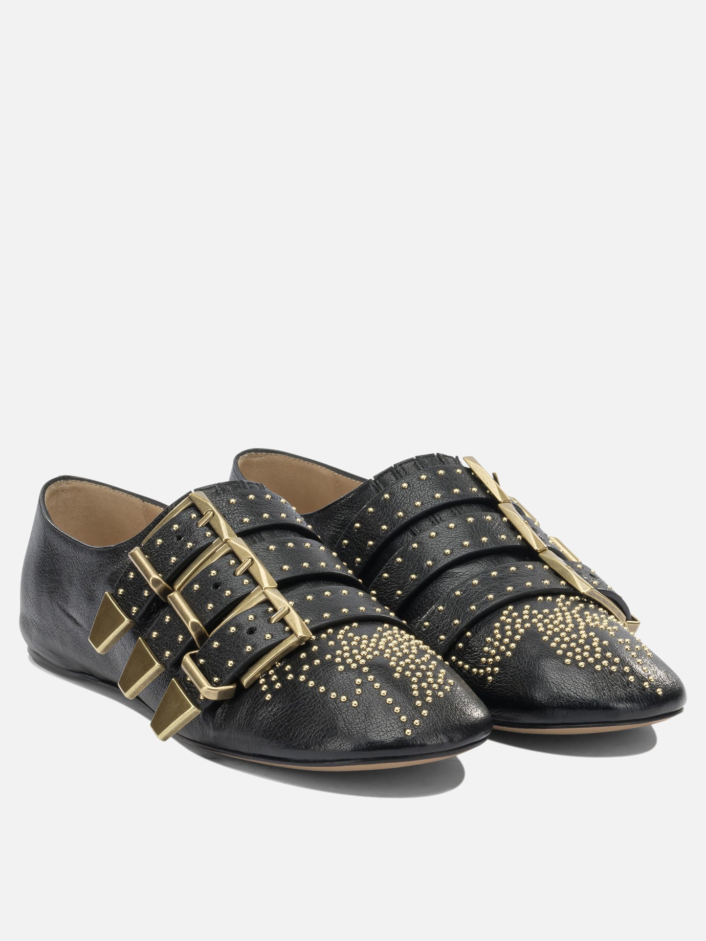 Low top sneakers 100% lamb leather - 100% buffalo leather  Black - Chloé Women | PDP | VIETTI Online Store | Zoom-Modal_2
