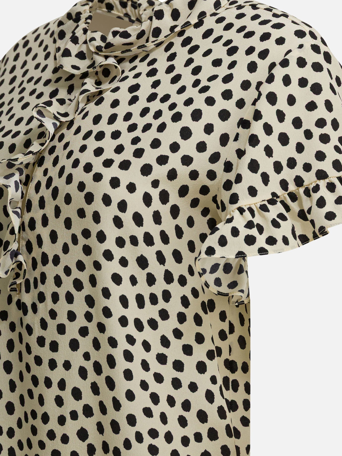 Blouses Polka dots  Beige - Chloé Women | PDP | VIETTI Online Store | Zoom-Modal_4
