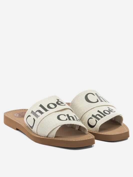 Flat sandals 100%ethylene vinyl acetate - 95% ethylene vinyl acetate 5% cow leather  White - Chloé Women | PLP | VIETTI Online Store | 2
