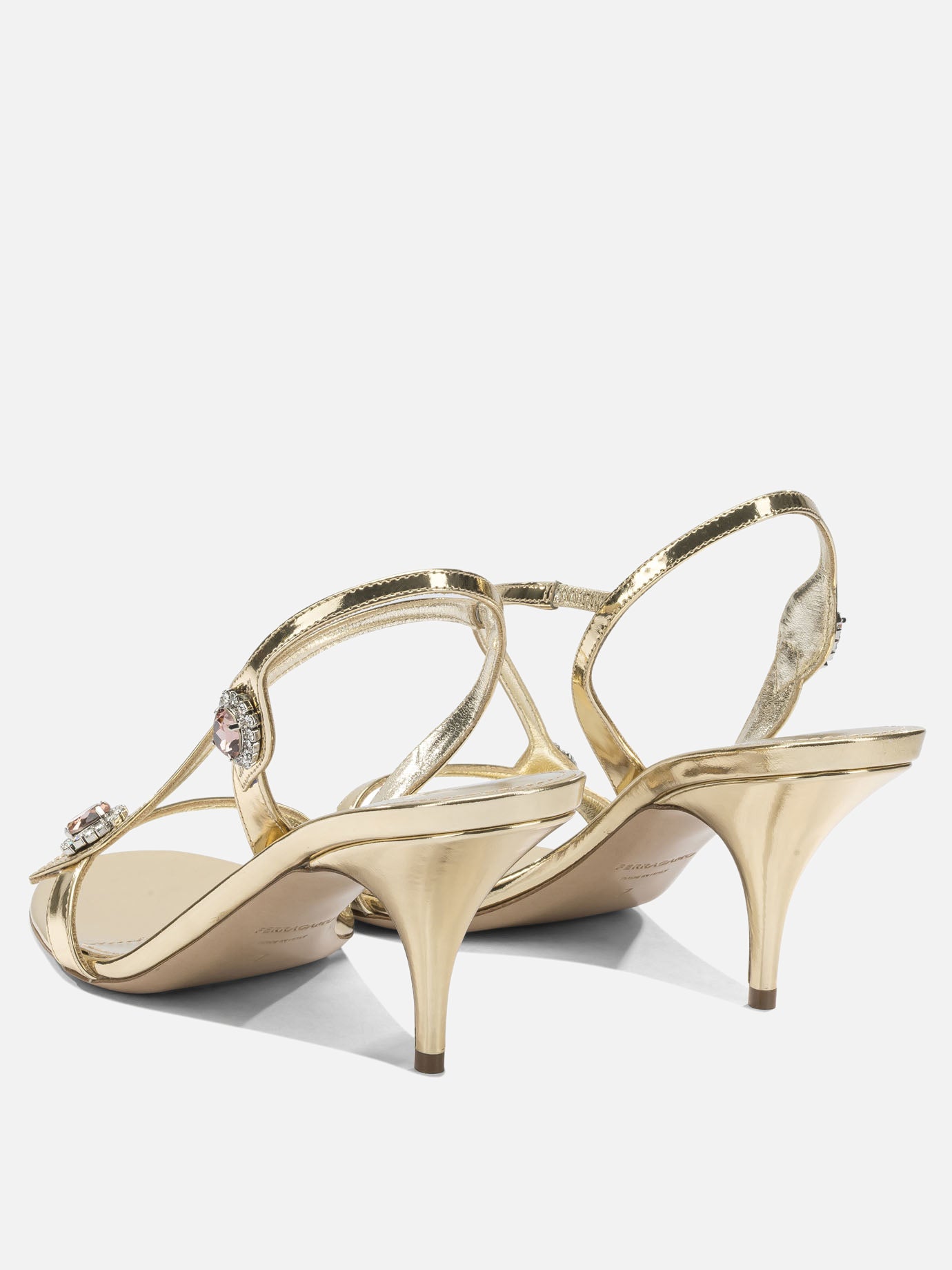 Heeled sandals 0787893  Gold - Ferragamo Women | PDP | VIETTI Online Store | Zoom-Modal_4
