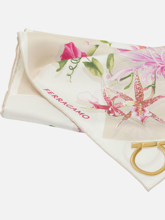 Classic scarves 0789918  White - Ferragamo Women | PDP | VIETTI Online Store | 2
