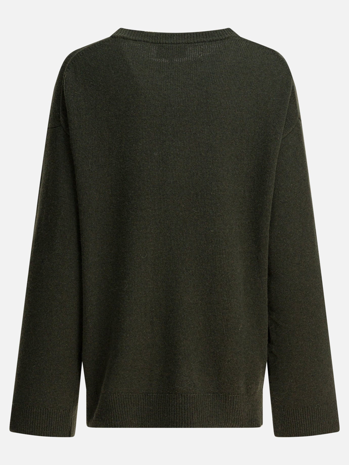 Crewneck sweaters Logo  Green - Ganni Women | PDP | VIETTI Online Store | thumbnail_2