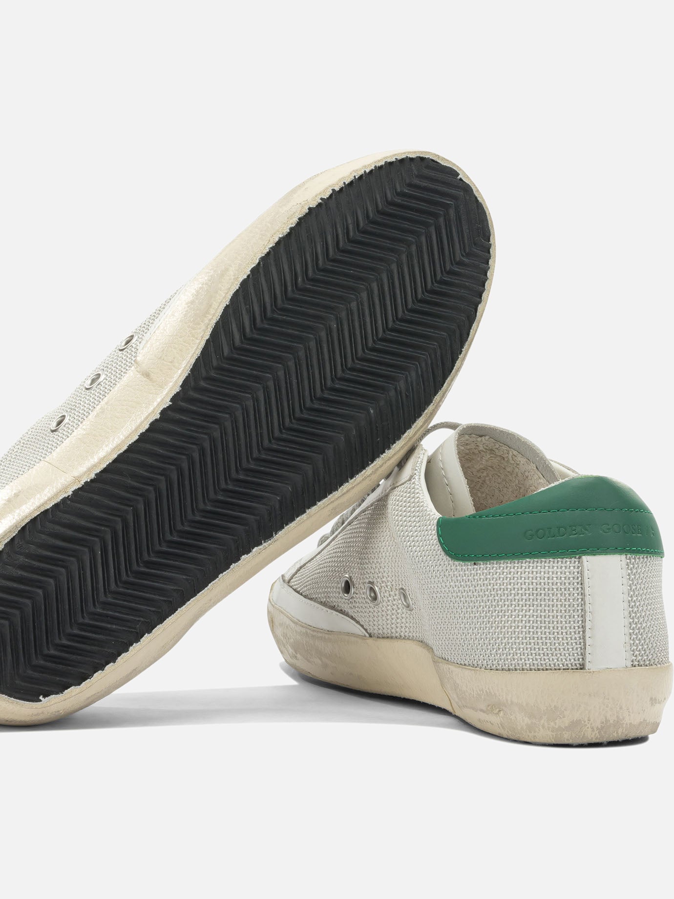 Low top sneakers 50% cow leather 50% polyester - 100% rubber  Silver - Golden Goose Men | PDP | VIETTI Online Store | thumbnail_5