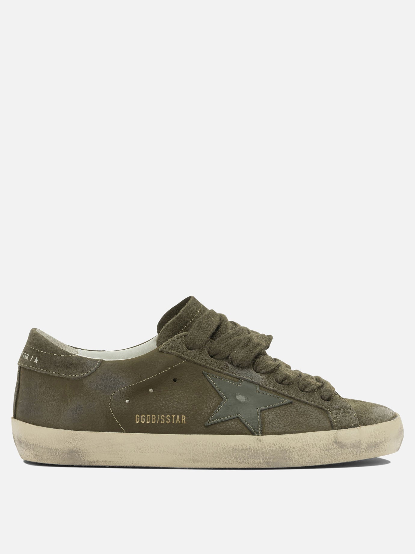 Low top sneakers 100% calf leather - 100% rubber  Green - Golden Goose Men | PDP | VIETTI Online Store | thumbnail