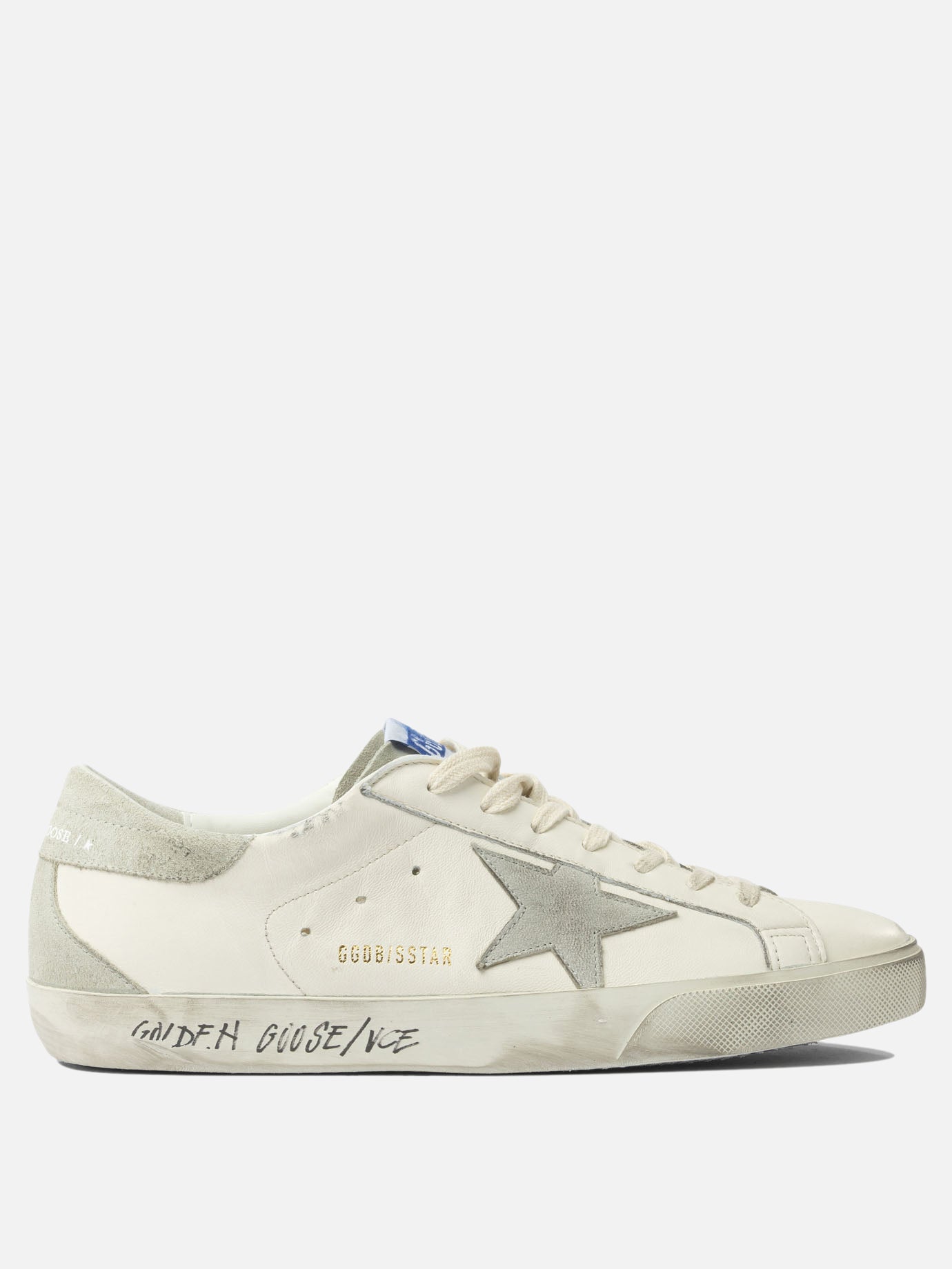 Sneaker basse 69% ovine leather 31% cow leather - 100% rubber  Bianco - Golden Goose Uomo | PDP | VIETTI Online Store | Zoom-Modal
