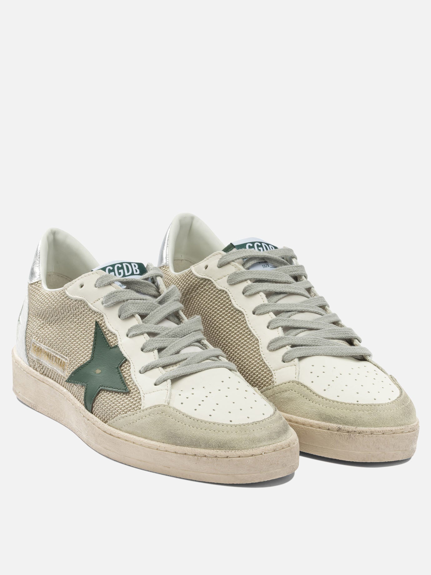 Low top sneakers 50% polyester 42% cow leather 8% polyamide - 100% rubber  White - Golden Goose Men | PDP | VIETTI Online Store | Zoom-Modal_2
