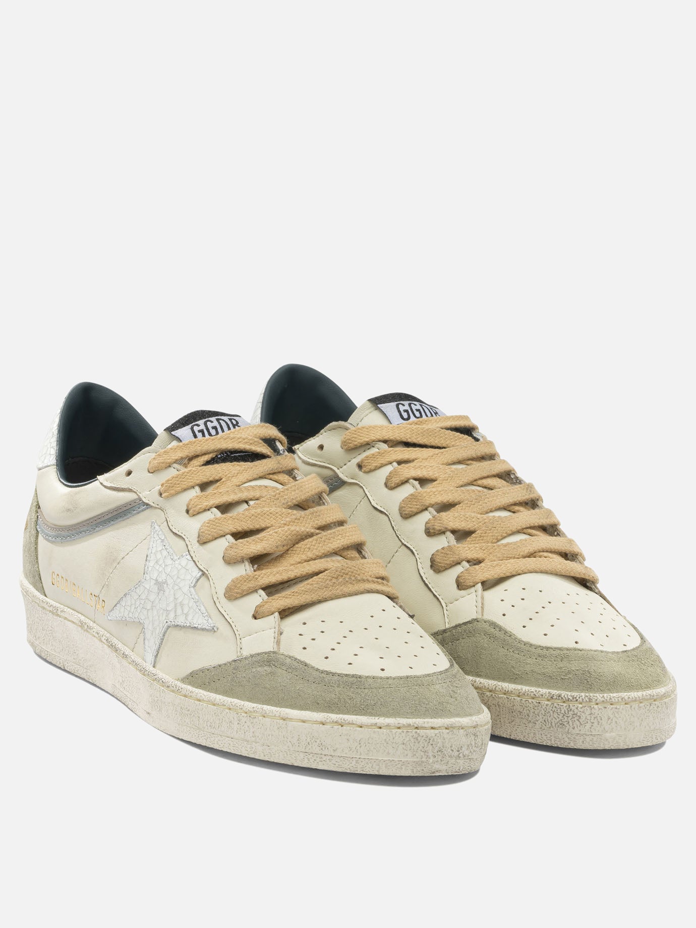 Low top sneakers 72% ovine leather 28% cow leather - 100% rubber  White - Golden Goose Men | PDP | VIETTI Online Store | thumbnail_2