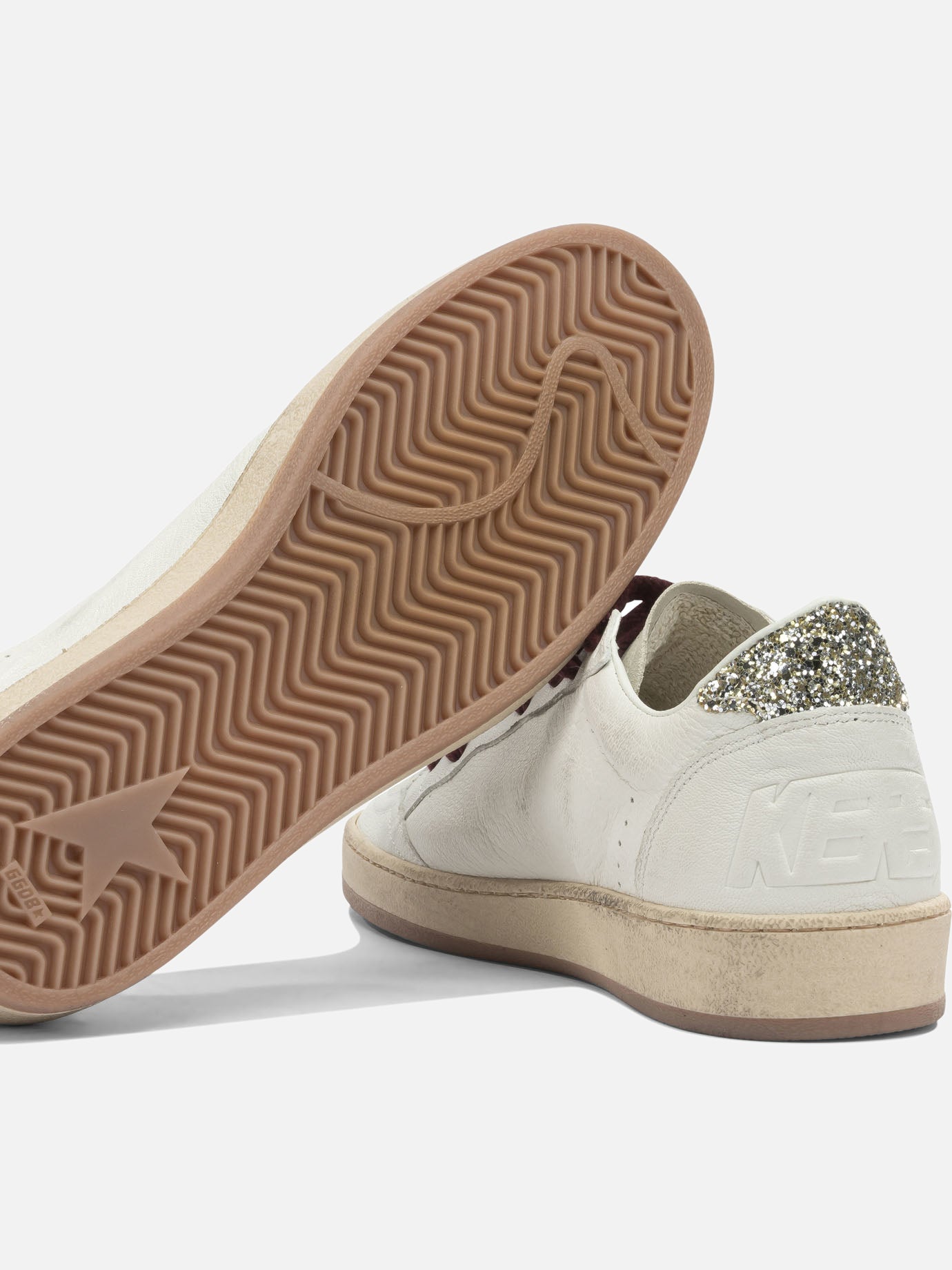 Low top sneakers 78% ovine leather 18% cow leather 3% polyethylene 1% cotton - 100% rubber  White - Golden Goose Women | PDP | VIETTI Online Store | thumbnail_5
