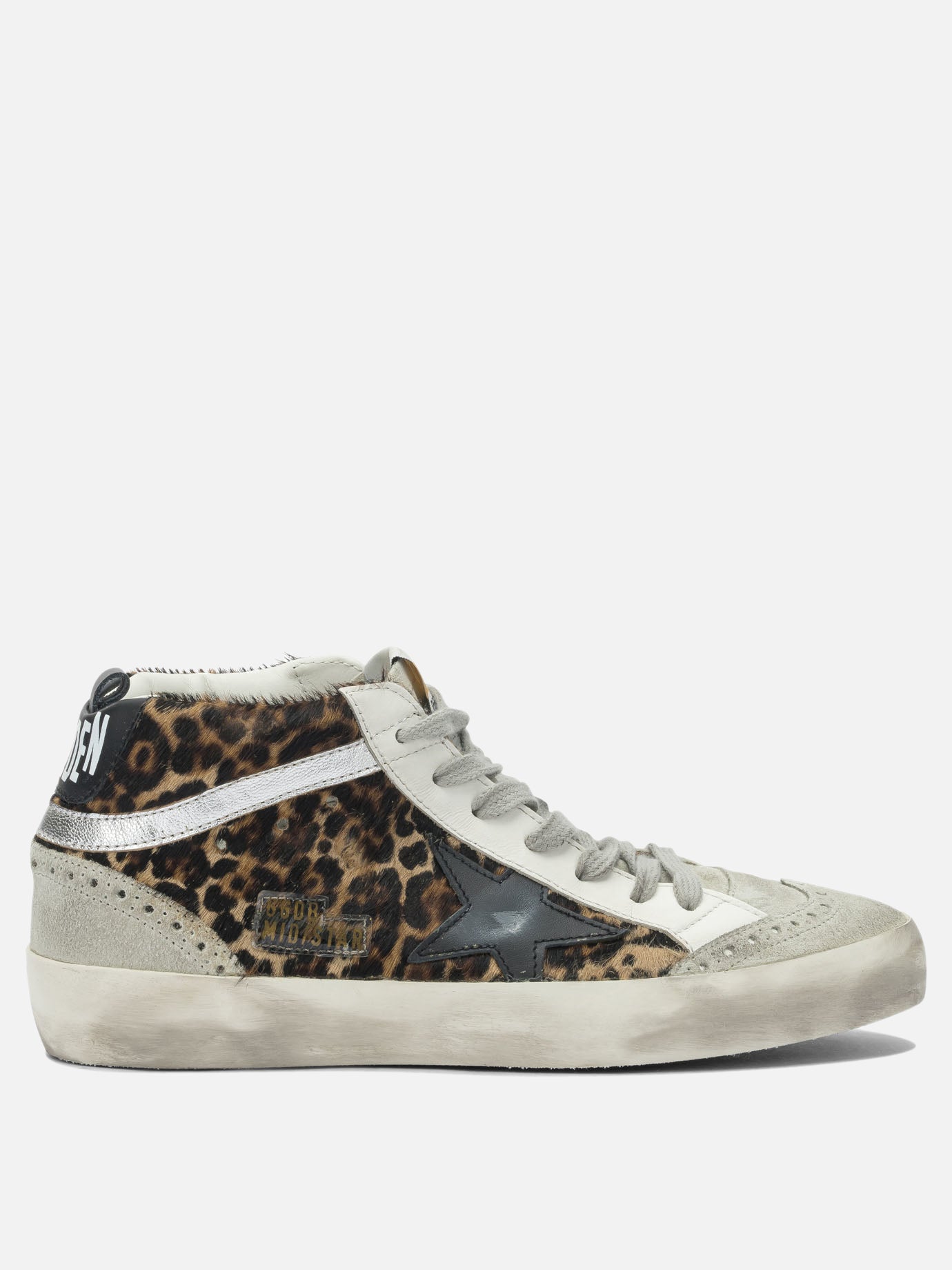 High top sneakers 94% cow leather 6% goat leather - 100% rubber  Beige - Golden Goose Women | PDP | VIETTI Online Store | thumbnail