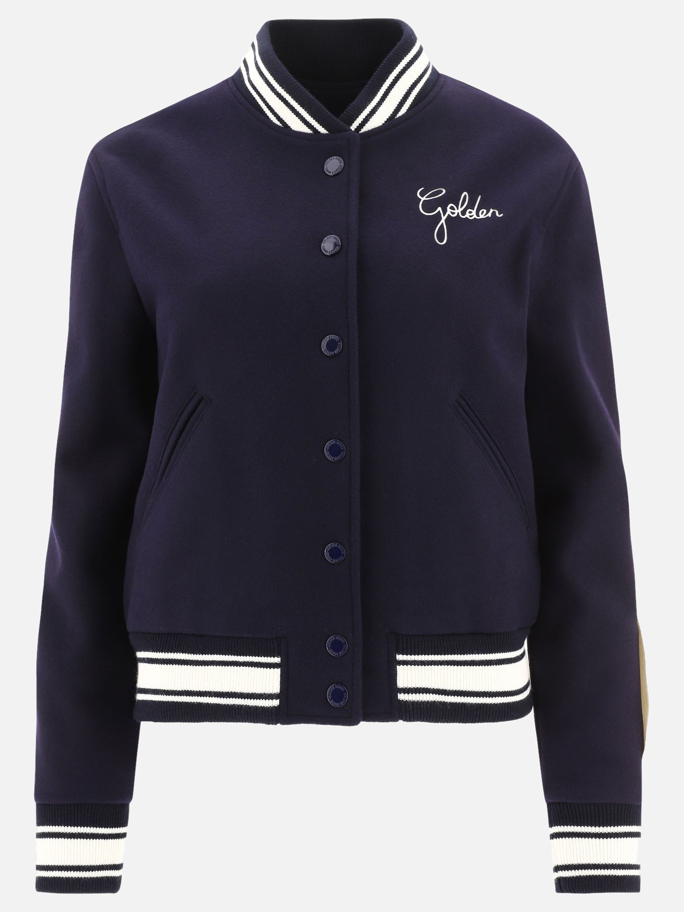 Bomber jackets Logo  Blue - Golden Goose Women | PDP | VIETTI Online Store | Zoom-Modal
