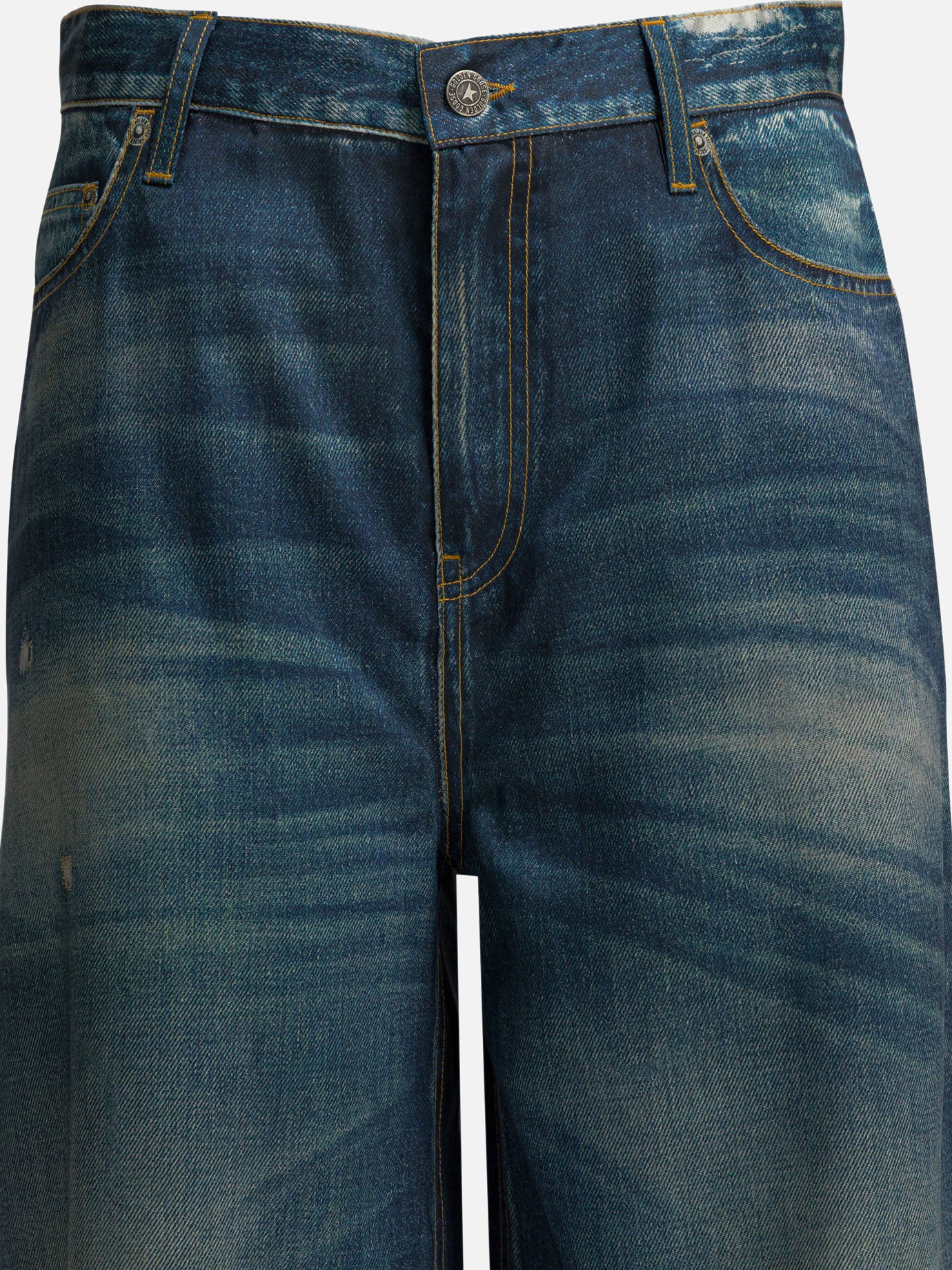Straight-leg jeans Solid colour  Blue - Golden Goose Women | PDP | VIETTI Online Store | Zoom-Modal_3
