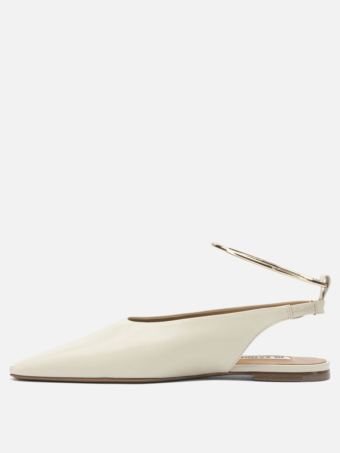 Classic ballet flats 100% goat leather - 100% calf leather  Beige - Jil Sander Women | PDP | VIETTI Online Store | Zoom-Modal_3
