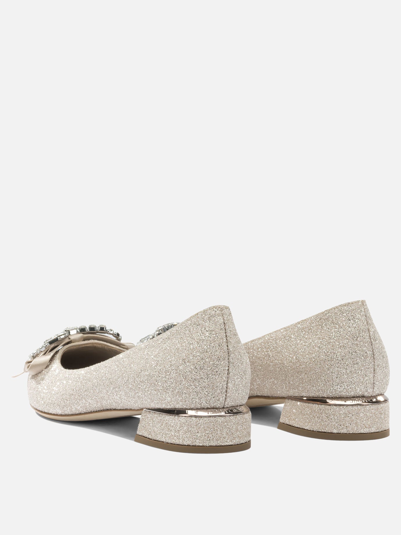 Pumps 75% textile 5% leather 5% crystal 5% salpa 5% plastic 5% metal - 80% calf 20% rubber  Gold - Jimmy Choo Women | PDP | VIETTI Online Store | Zoom-Modal_4
