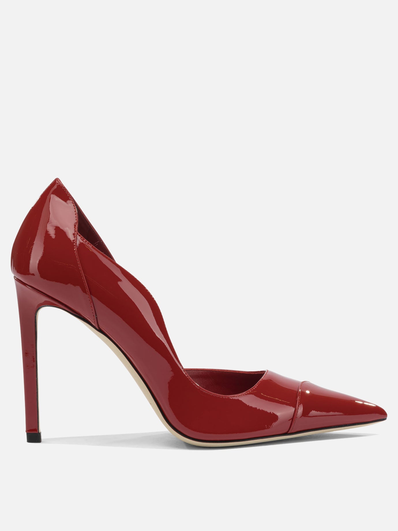 Décolleté 88% leather 5% salpa 3% metal 4% plastic - 100% calf  Rosso - Jimmy Choo Donna | PDP | VIETTI Online Store | Zoom-Modal

