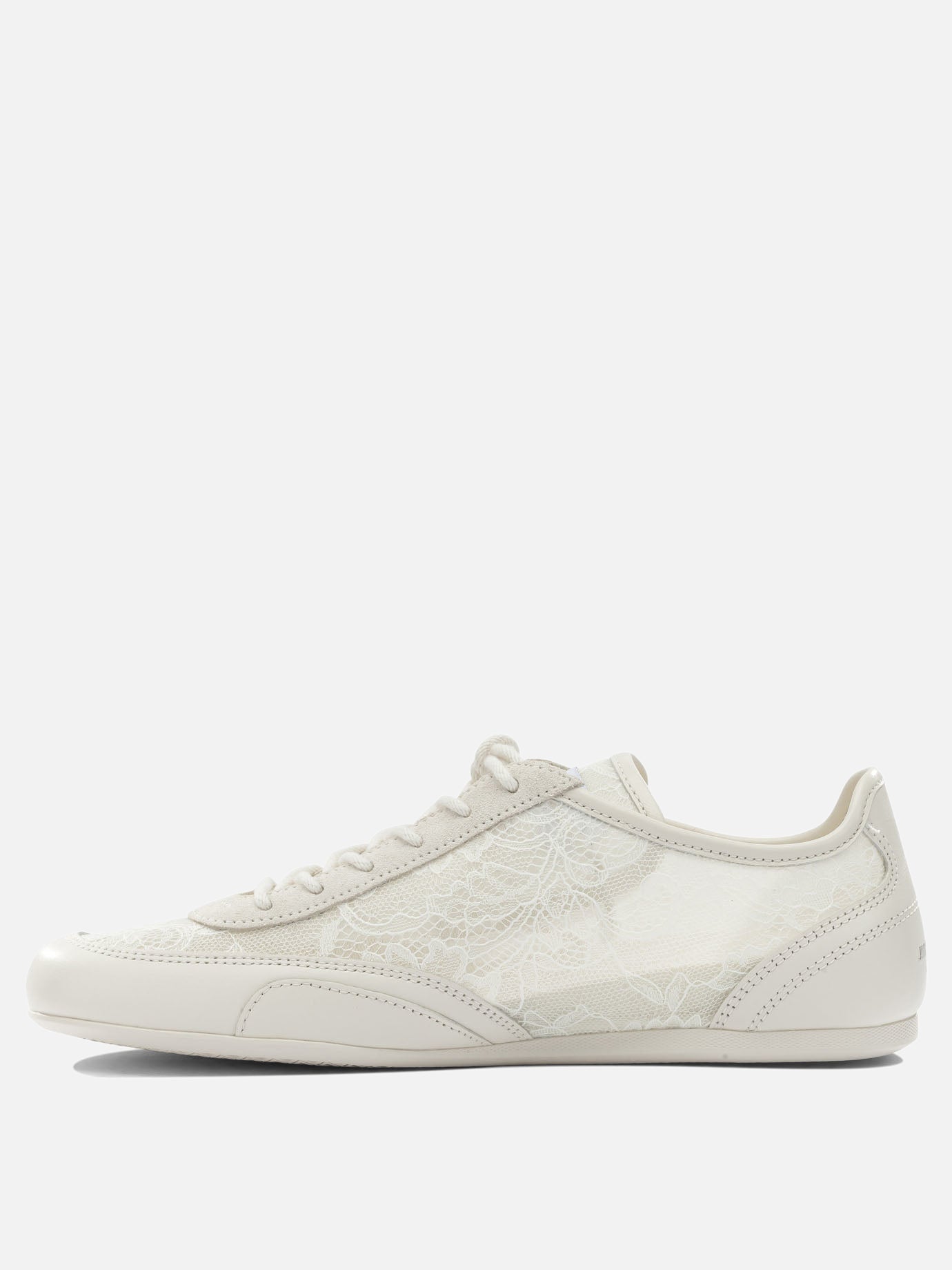 Low top sneakers 50% textile 44% leather 5% metal 1% rubber - 100% rubber  White - Jimmy Choo Women | PDP | VIETTI Online Store | Zoom-Modal_3
