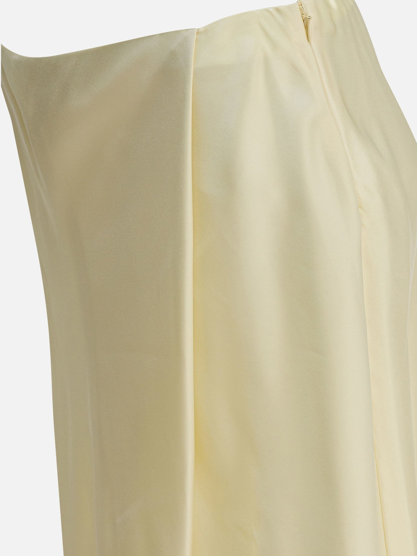 Midi skirts Solid colour  Yellow - Khaite Women | PDP | VIETTI Online Store | Zoom-Modal_4
