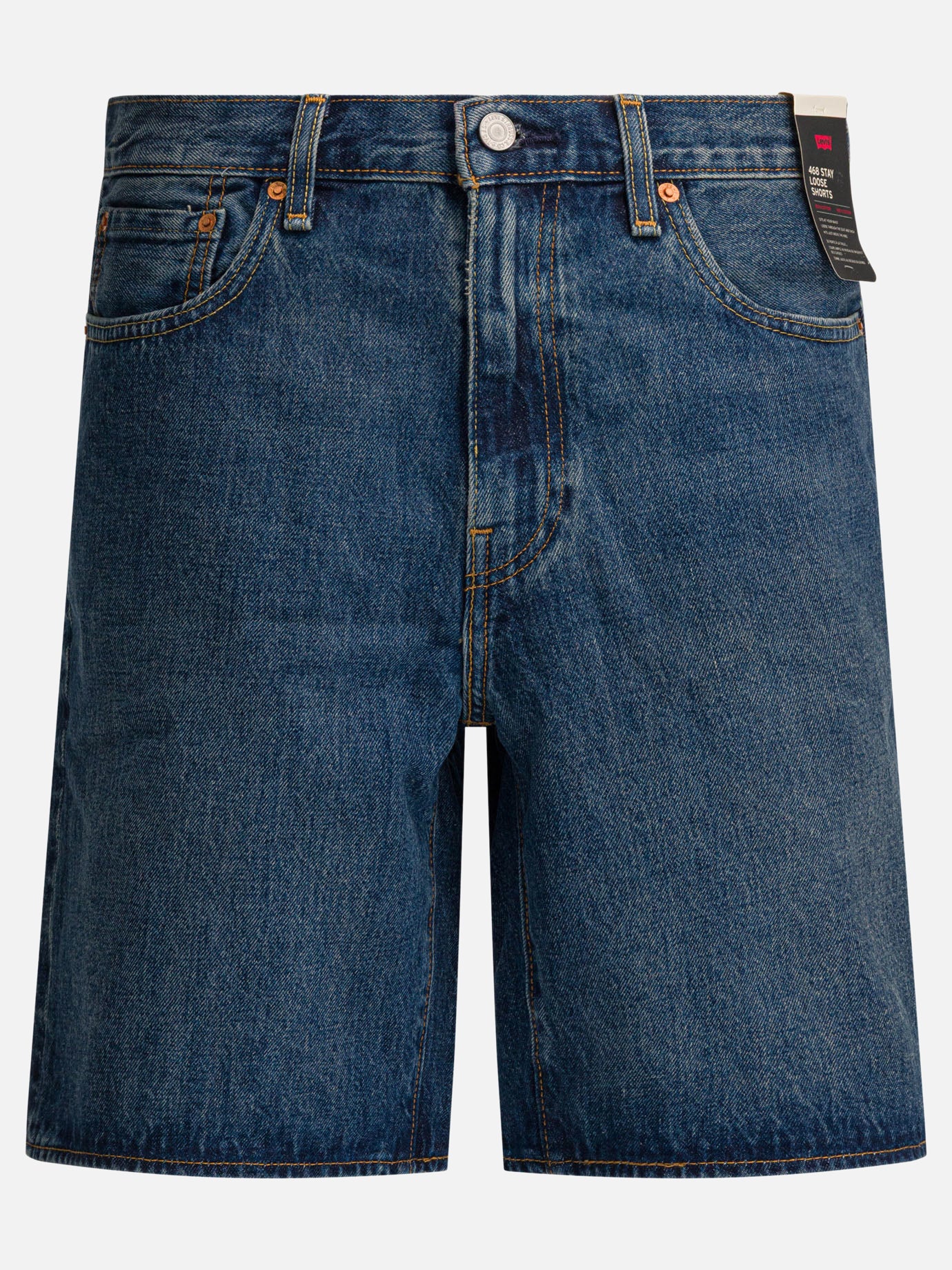 Five pockets shorts Solid colour  Blue - Levi's Men | PDP | VIETTI Online Store | Zoom-Modal
