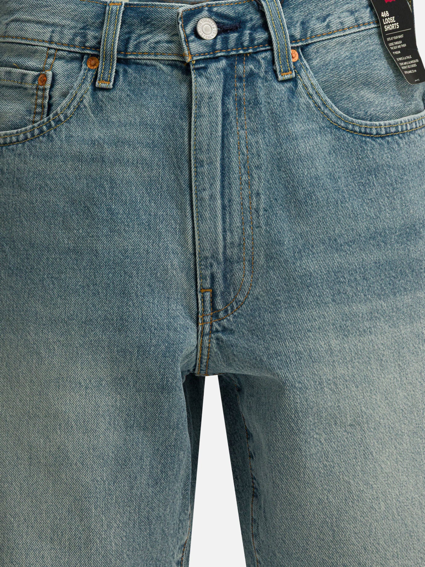 Five pockets shorts 100% cotton  Light blue - Levi's Men | PDP | VIETTI Online Store | Zoom-Modal_3
