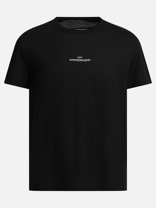 Crewneck t-shirts Logo  Black - Maison Margiela Men | PDP | VIETTI Online Store 
