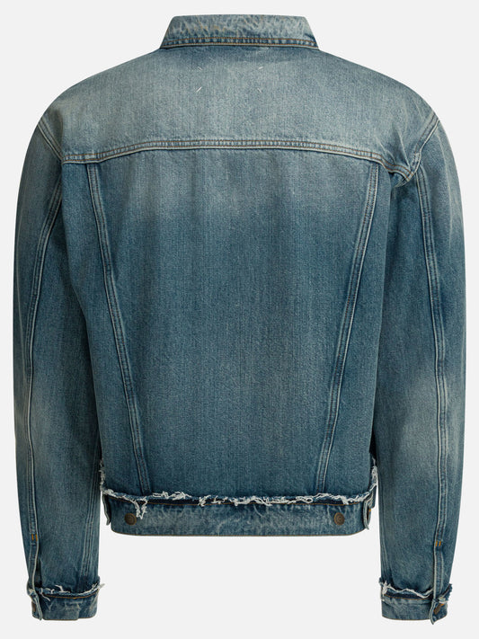 Denim jackets Solid colour  Blue - Maison Margiela Men | PDP | VIETTI Online Store | 2
